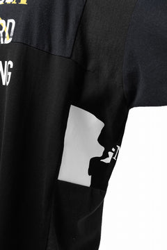 Load image into Gallery viewer, mastermind JAPAN x CHANGES exclusive SHORT SLEEVE TEE / REGULAR FIT (BLACK #NIRVANA-YELLOW)