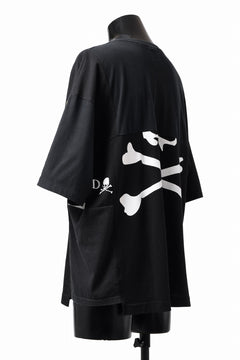 Load image into Gallery viewer, mastermind JAPAN x CHANGES exclusive SHORT SLEEVE TEE / REGULAR FIT (BLACK #NIRVANA-YELLOW)