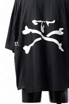 Load image into Gallery viewer, mastermind JAPAN x CHANGES exclusive SHORT SLEEVE TEE / REGULAR FIT (BLACK #NIRVANA-YELLOW)
