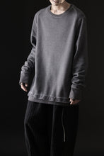 画像をギャラリービューアに読み込む, daub DYEING SWEAT PULLOVER / BRUSHED BACK TERRY FLEECE (GREY)