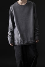 画像をギャラリービューアに読み込む, daub DYEING SWEAT PULLOVER / BRUSHED BACK TERRY FLEECE (GREY)