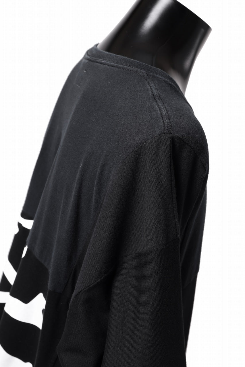 Load image into Gallery viewer, mastermind JAPAN x CHANGES exclusive SHORT SLEEVE TEE / REGULAR FIT (BLACK #NIRVANA-YELLOW)