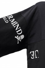 Load image into Gallery viewer, mastermind JAPAN x CHANGES exclusive SHORT SLEEVE TEE / REGULAR FIT (BLACK #NIRVANA-RED)