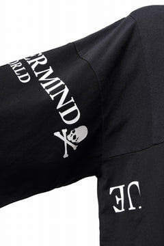 Load image into Gallery viewer, mastermind JAPAN x CHANGES exclusive SHORT SLEEVE TEE / REGULAR FIT (BLACK #NIRVANA-RED)