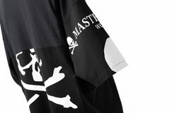 Load image into Gallery viewer, mastermind JAPAN x CHANGES exclusive SHORT SLEEVE TEE / REGULAR FIT (BLACK #NIRVANA-RED)