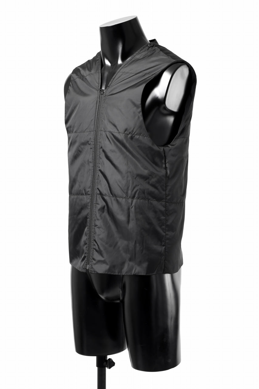 Load image into Gallery viewer, ISAMU KATAYAMA BACKLASH OVER COAT / GARMENT NATURAL DYED WOVEN + ELECTRIC HEATING LINER (SUMI)