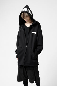 画像をギャラリービューアに読み込む, Y-3 Yohji Yamamoto FULL ZIP HOODIE PARKA / FRENCH TERRY (BLACK)