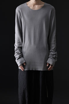 画像をギャラリービューアに読み込む, daub DYEING LONG SLEEVE CUTSEWN / C.JERSEY (GREY)