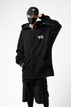画像をギャラリービューアに読み込む, Y-3 Yohji Yamamoto FULL ZIP HOODIE PARKA / FRENCH TERRY (BLACK)
