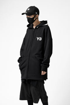画像をギャラリービューアに読み込む, Y-3 Yohji Yamamoto FULL ZIP HOODIE PARKA / FRENCH TERRY (BLACK)
