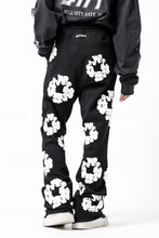 画像をギャラリービューアに読み込む, READYMADE x DENIM TEARS COTTON WREATH SWEAT FLARE PANTS (BLACK)