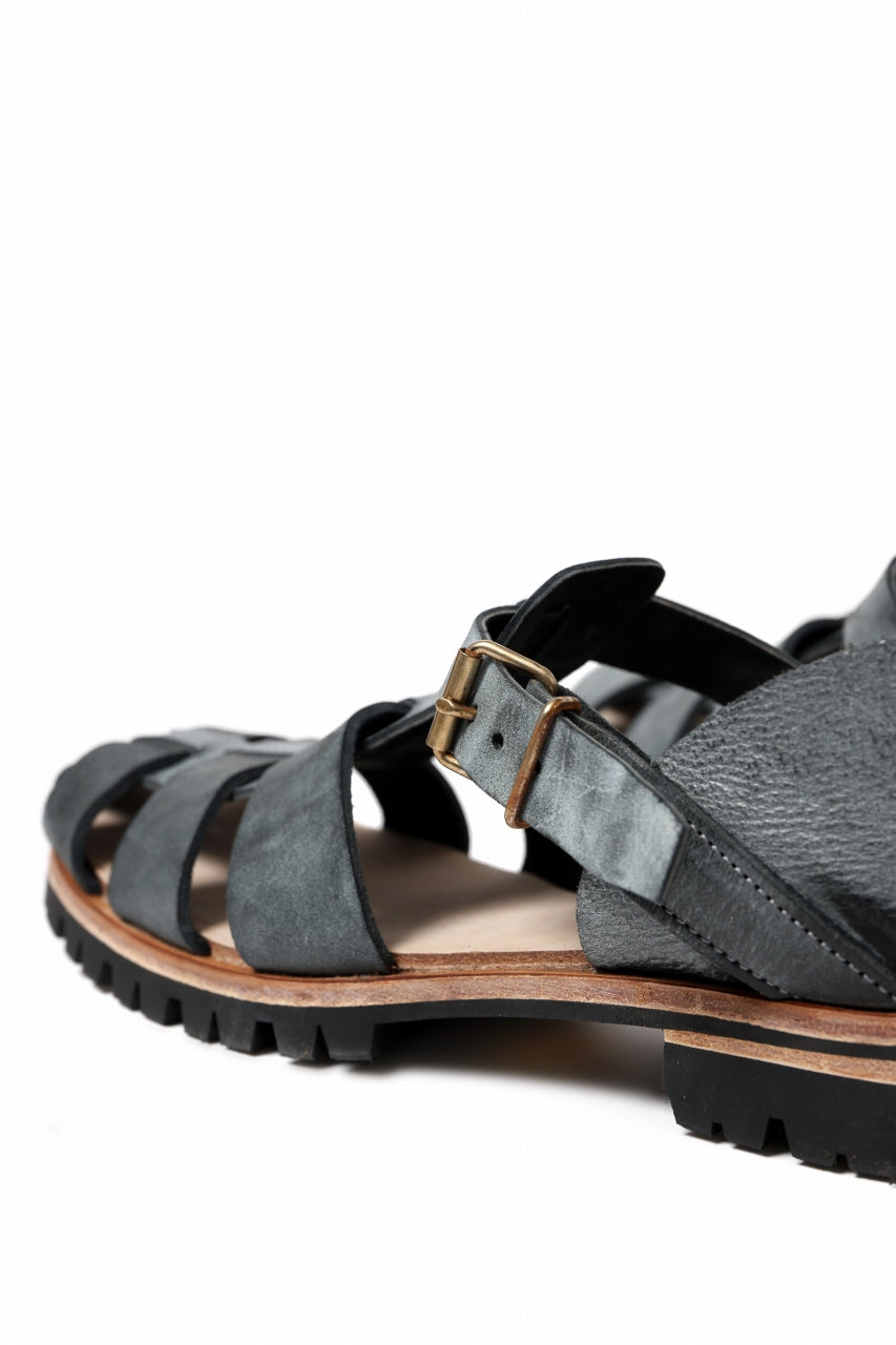 画像をギャラリービューアに読み込む, ierib gurkha shoes / White Waxy Horse Butt (BLACK)