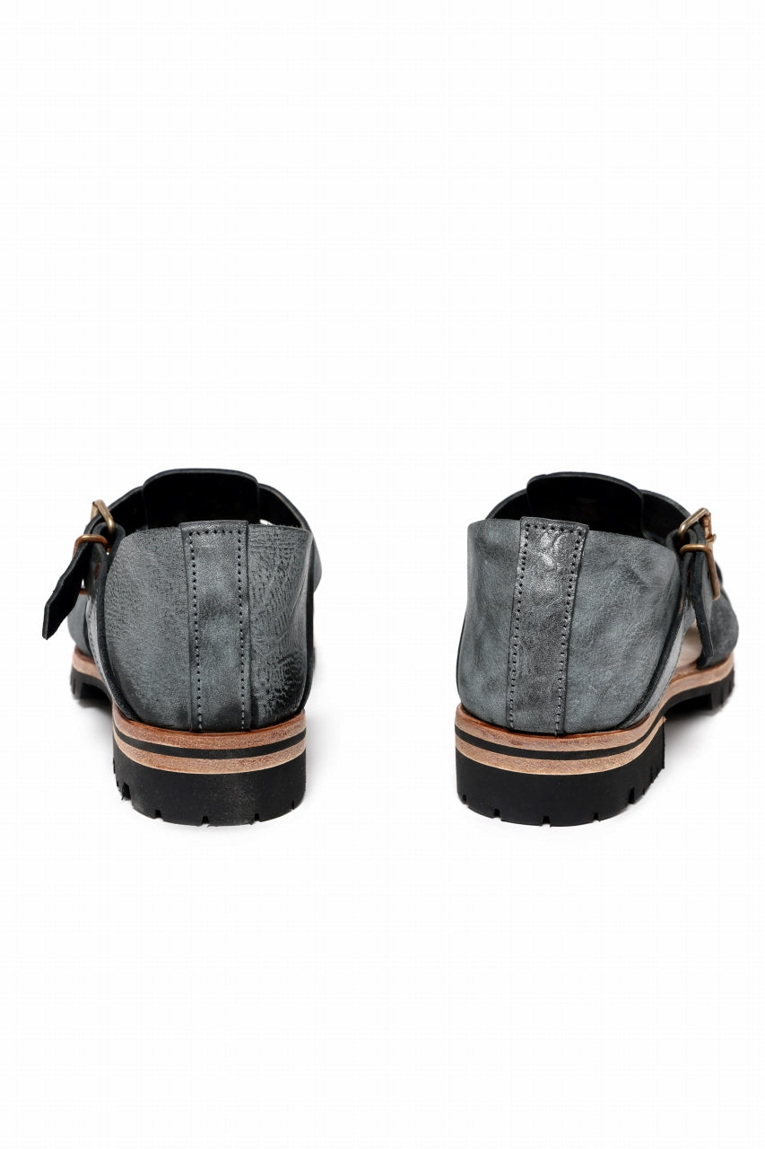 画像をギャラリービューアに読み込む, ierib gurkha shoes / White Waxy Horse Butt (BLACK)