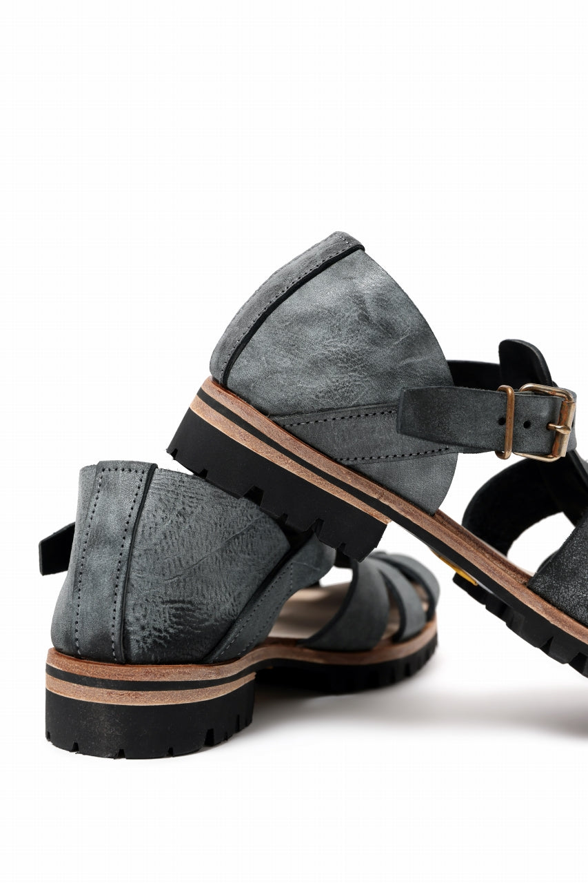 画像をギャラリービューアに読み込む, ierib gurkha shoes / White Waxy Horse Butt (BLACK)