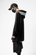 画像をギャラリービューアに読み込む, Y-3 Yohji Yamamoto FULL ZIP HOODIE PARKA / FRENCH TERRY (BLACK)