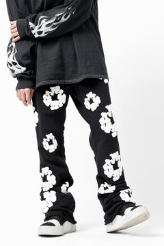 画像をギャラリービューアに読み込む, READYMADE x DENIM TEARS COTTON WREATH SWEAT FLARE PANTS (BLACK)