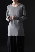 画像をギャラリービューアに読み込む, daub DYEING LONG SLEEVE CUTSEWN / C.JERSEY (GREY)