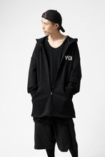 画像をギャラリービューアに読み込む, Y-3 Yohji Yamamoto FULL ZIP HOODIE PARKA / FRENCH TERRY (BLACK)