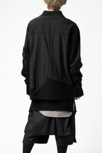 画像をギャラリービューアに読み込む, thomkrom MA-1 JACKET / ELASTIC NYLON (BLACK)