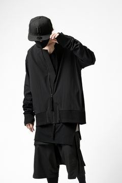 画像をギャラリービューアに読み込む, thomkrom MA-1 JACKET / ELASTIC NYLON (BLACK)