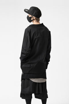 画像をギャラリービューアに読み込む, thomkrom MA-1 JACKET / ELASTIC NYLON (BLACK)
