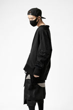 画像をギャラリービューアに読み込む, thomkrom MA-1 JACKET / ELASTIC NYLON (BLACK)