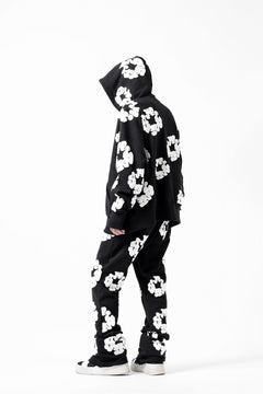 画像をギャラリービューアに読み込む, READYMADE x DENIM TEARS COTTON WREATH SWEAT FLARE PANTS (BLACK)