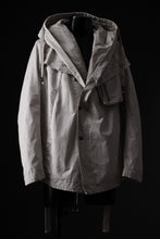 画像をギャラリービューアに読み込む, masnada CROPPED LOOSE POCKET PARKA JACKET / STRETCH COTTON RIPSTOP (FLINT)