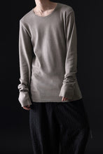 画像をギャラリービューアに読み込む, daub DYEING LONG SLEEVE CUTSEWN / C.JERSEY (TAUPE)