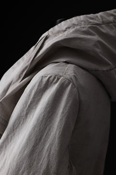 画像をギャラリービューアに読み込む, masnada CROPPED LOOSE POCKET PARKA JACKET / STRETCH COTTON RIPSTOP (FLINT)