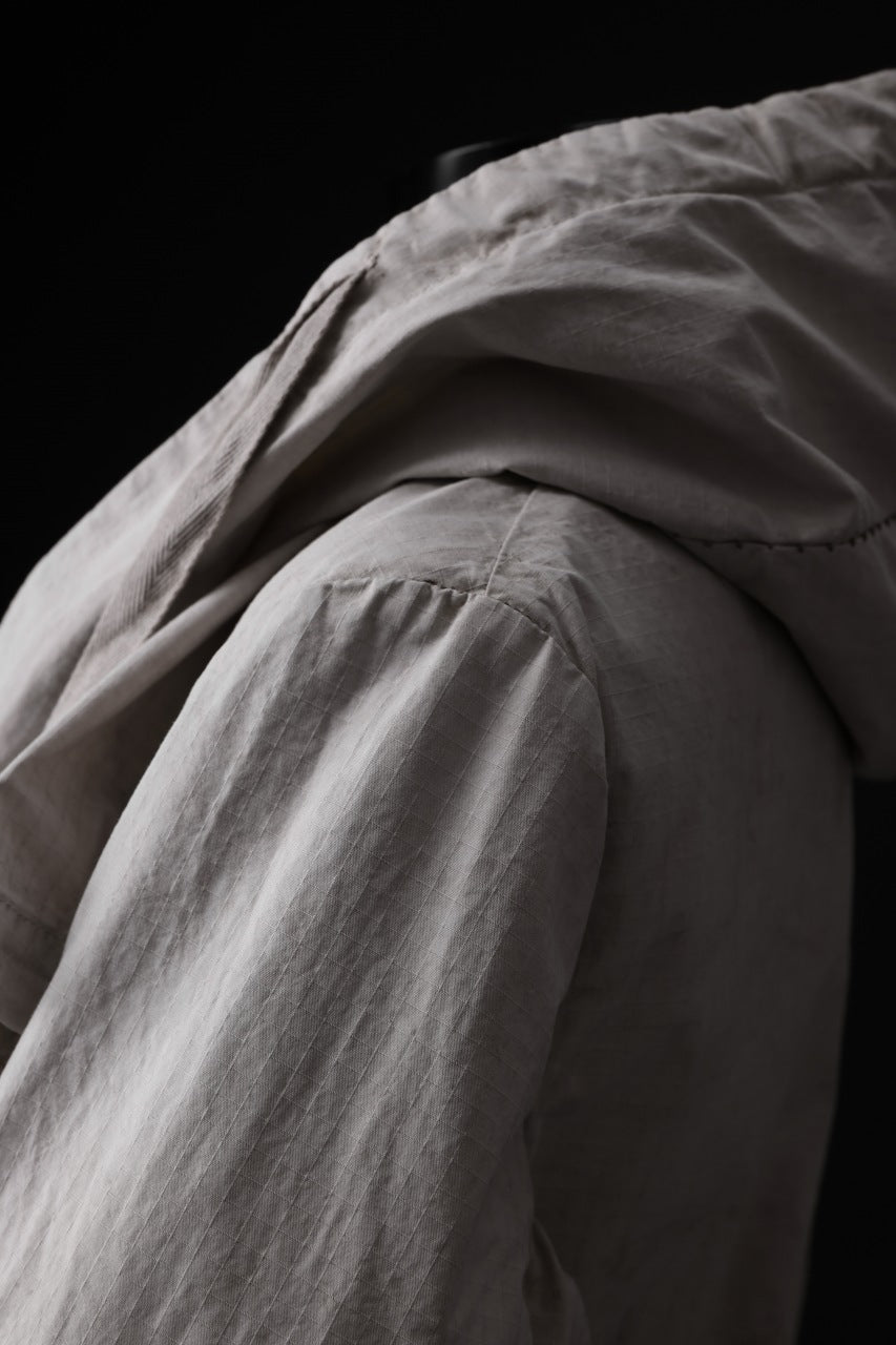 画像をギャラリービューアに読み込む, masnada CROPPED LOOSE POCKET PARKA JACKET / STRETCH COTTON RIPSTOP (FLINT)