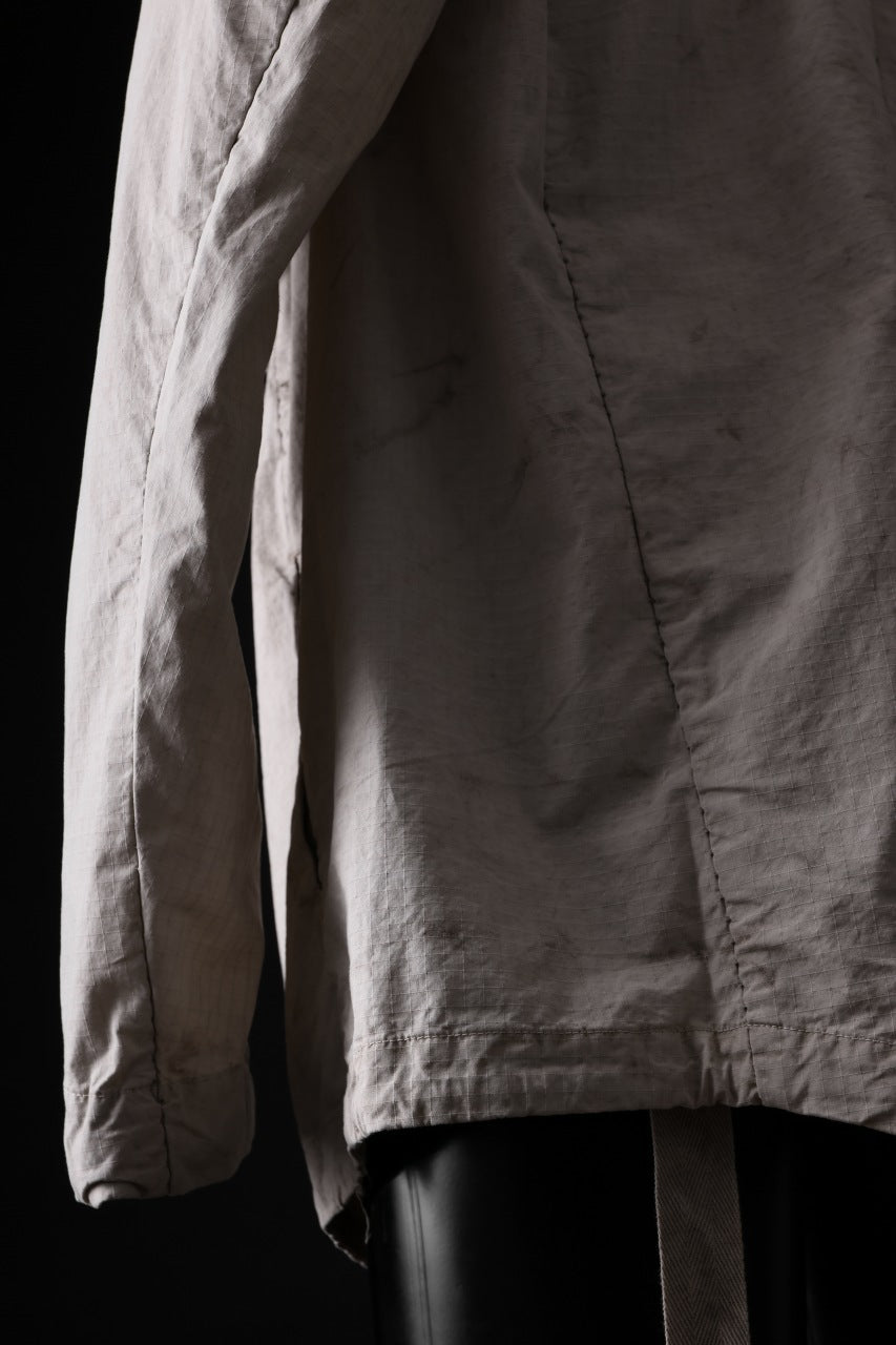 画像をギャラリービューアに読み込む, masnada CROPPED LOOSE POCKET PARKA JACKET / STRETCH COTTON RIPSTOP (FLINT)