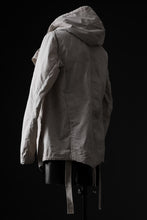 画像をギャラリービューアに読み込む, masnada CROPPED LOOSE POCKET PARKA JACKET / STRETCH COTTON RIPSTOP (FLINT)