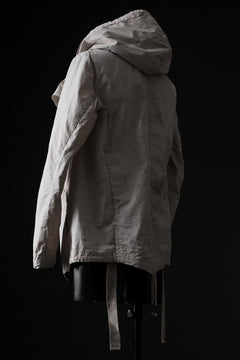 画像をギャラリービューアに読み込む, masnada CROPPED LOOSE POCKET PARKA JACKET / STRETCH COTTON RIPSTOP (FLINT)
