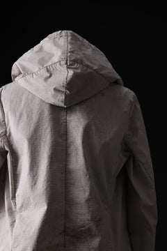 画像をギャラリービューアに読み込む, masnada CROPPED LOOSE POCKET PARKA JACKET / STRETCH COTTON RIPSTOP (FLINT)