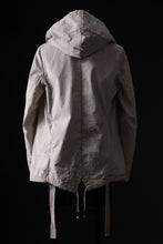 画像をギャラリービューアに読み込む, masnada CROPPED LOOSE POCKET PARKA JACKET / STRETCH COTTON RIPSTOP (FLINT)