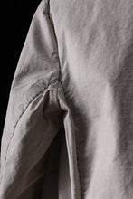 画像をギャラリービューアに読み込む, masnada CROPPED LOOSE POCKET PARKA JACKET / STRETCH COTTON RIPSTOP (FLINT)