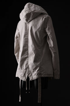 画像をギャラリービューアに読み込む, masnada CROPPED LOOSE POCKET PARKA JACKET / STRETCH COTTON RIPSTOP (FLINT)
