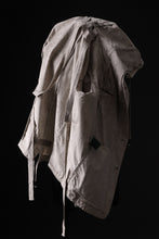 画像をギャラリービューアに読み込む, masnada CROPPED LOOSE POCKET PARKA JACKET / STRETCH COTTON RIPSTOP (FLINT)