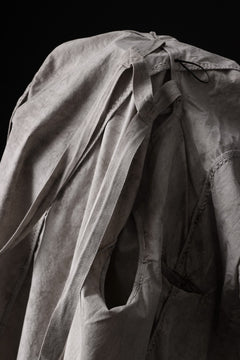 画像をギャラリービューアに読み込む, masnada CROPPED LOOSE POCKET PARKA JACKET / STRETCH COTTON RIPSTOP (FLINT)