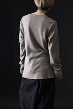 画像をギャラリービューアに読み込む, daub DYEING LONG SLEEVE CUTSEWN / C.JERSEY (TAUPE)