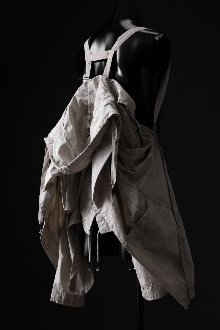 画像をギャラリービューアに読み込む, masnada CROPPED LOOSE POCKET PARKA JACKET / STRETCH COTTON RIPSTOP (FLINT)