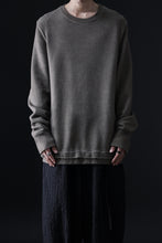 画像をギャラリービューアに読み込む, daub DYEING SWEAT PULLOVER / BRUSHED BACK TERRY FLEECE (TAUPE)