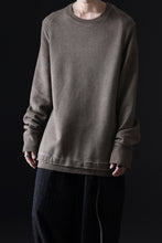 画像をギャラリービューアに読み込む, daub DYEING SWEAT PULLOVER / BRUSHED BACK TERRY FLEECE (TAUPE)