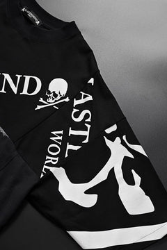 画像をギャラリービューアに読み込む, mastermind JAPAN x CHANGES exclusive ReBUILD T-SHIRT / OVERFIT (BLACK #A)