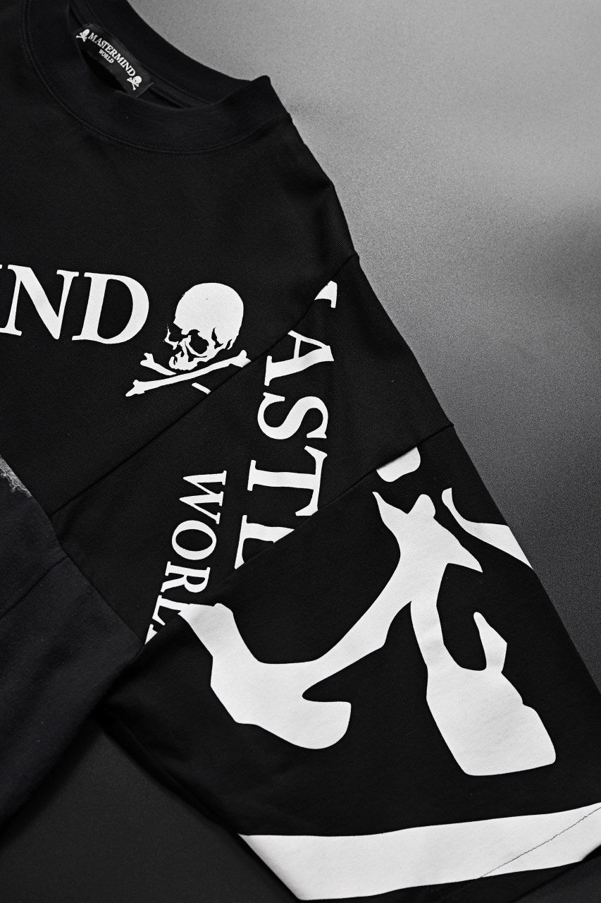 画像をギャラリービューアに読み込む, mastermind JAPAN x CHANGES exclusive ReBUILD T-SHIRT / OVERFIT (BLACK #A)