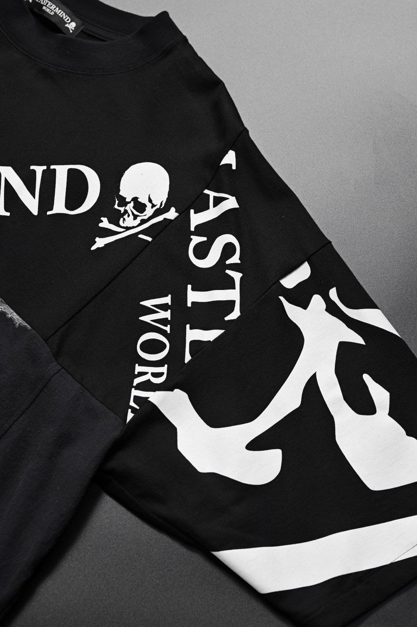画像をギャラリービューアに読み込む, mastermind JAPAN x CHANGES exclusive ReBUILD T-SHIRT / OVERFIT (BLACK #A)