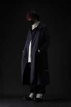 Load image into Gallery viewer, ISAMU KATAYAMA BACKLASH OVER COAT / GARMENT NATURAL DYED WOVEN + ELECTRIC HEATING LINER (INDIGO)