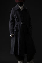 Load image into Gallery viewer, ISAMU KATAYAMA BACKLASH OVER COAT / GARMENT NATURAL DYED WOVEN + ELECTRIC HEATING LINER (INDIGO)