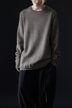 画像をギャラリービューアに読み込む, daub DYEING SWEAT PULLOVER / BRUSHED BACK TERRY FLEECE (TAUPE)